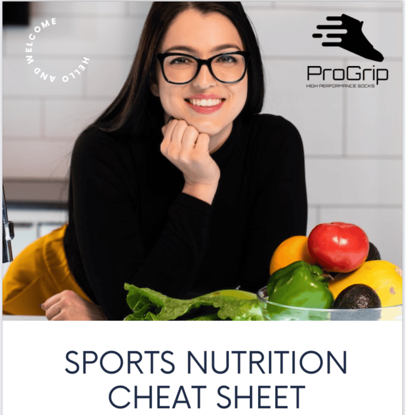Sports Nutrition Cheat Sheet – ProGrip Grip Socks